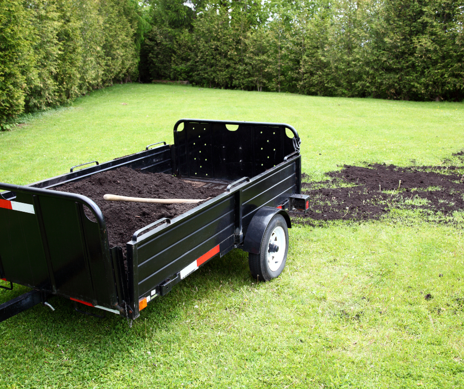 Compost for lawn care