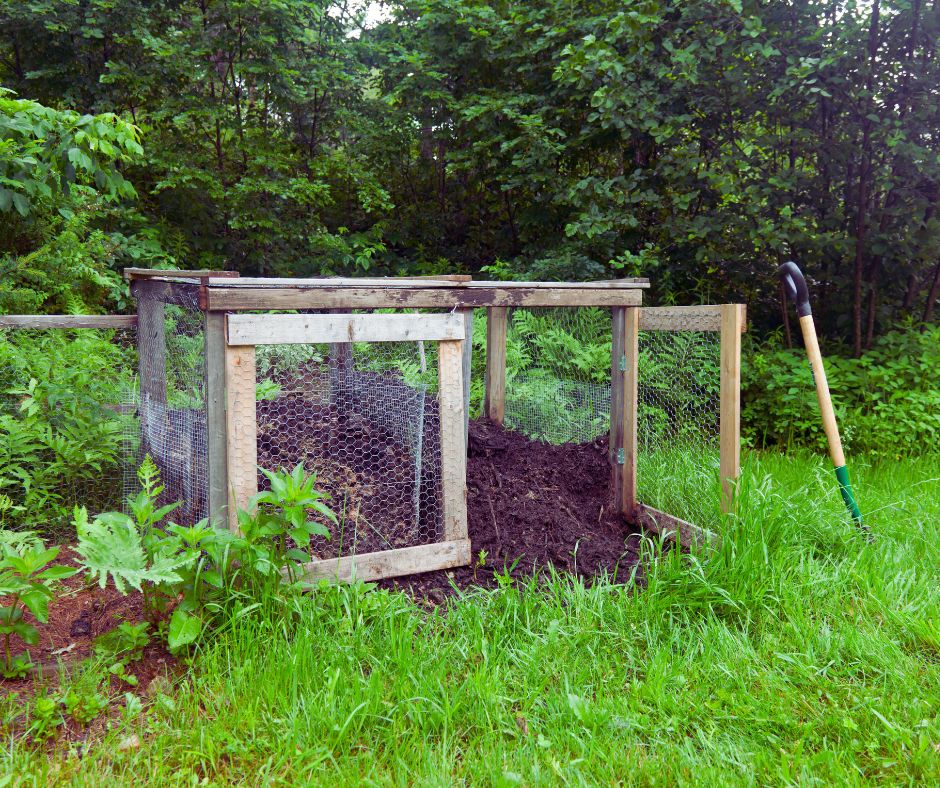 Wire compost bin